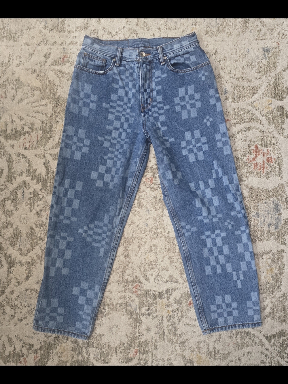 BDG Urban Outfitters Women Checkered Loose Denim